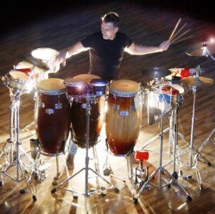 Emanuele Sgarbi insegnante del corso di Percussione presso la casa della musica modena
